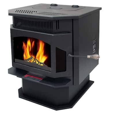 2,000 sq. ft. Pellet Stove with 45 lbs. Hopper and Auto Ignition