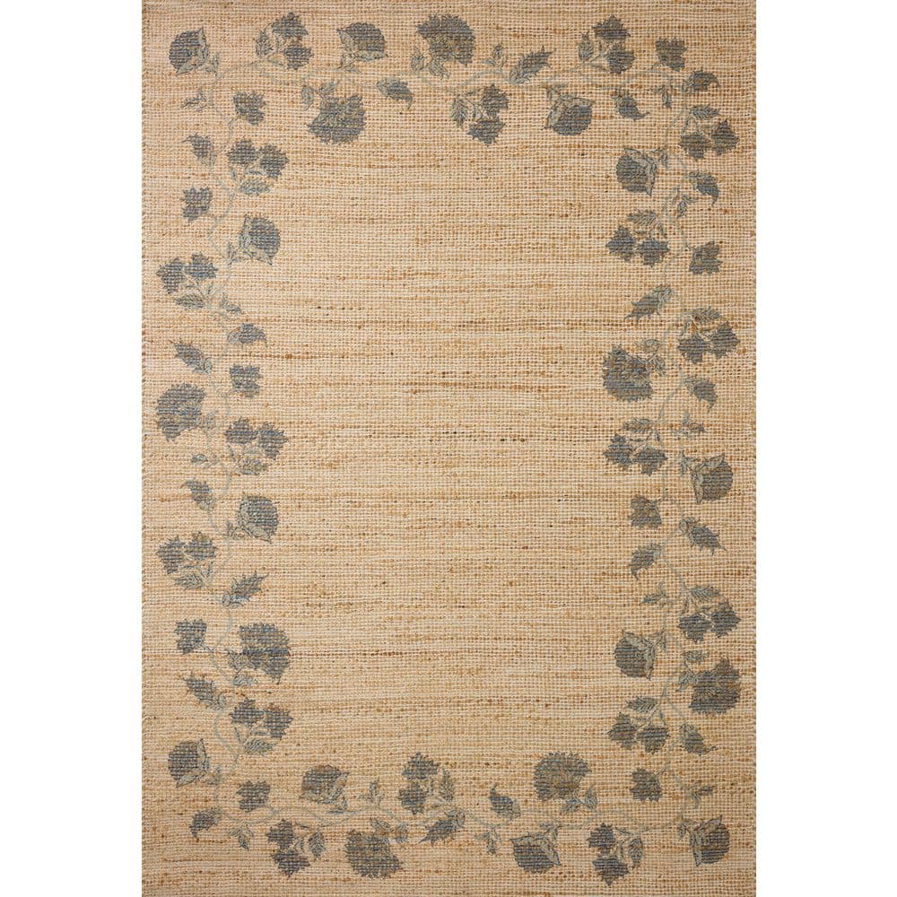 Chris Love Julia Rue Natural / Denim 5 ft. x 7 ft. 6 in. Transitional Area Rug price history on PriceWatchPro