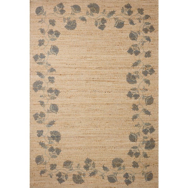 Chris Love Julia Rue Natural / Denim 5 ft. x 7 ft. 6 in. Transitional Area Rug