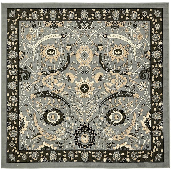 Espahan Cape Cod Light Gray 8' 0 x 8' 0 Square Rug