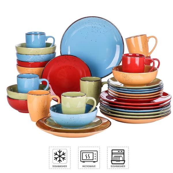 46 Piece Dinnerware and Serveware Set Home Furniture Plates Dishes Bowls 