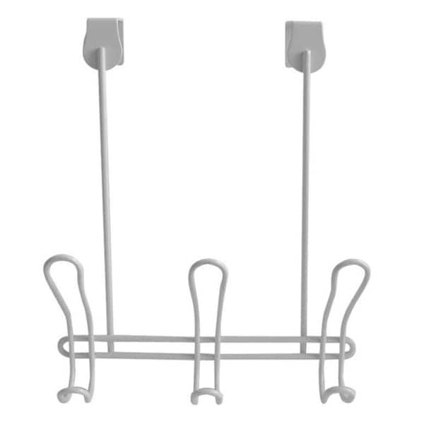 interDesign Classico Over-the-Door 3-Hook Rack in White
