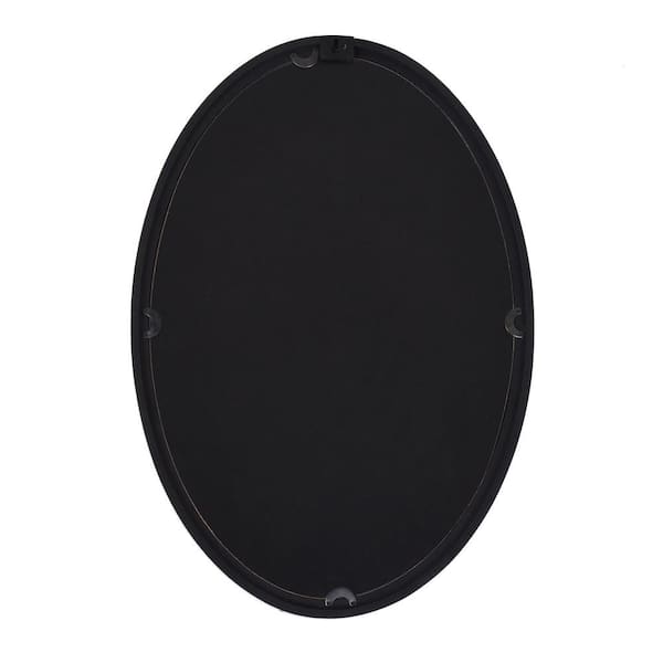StyleCraft 25.2 in. x 17.32 in. Modern Oval Framed Black StyleCraft 25.2 in. x 17.32 in. Modern Oval Framed Black