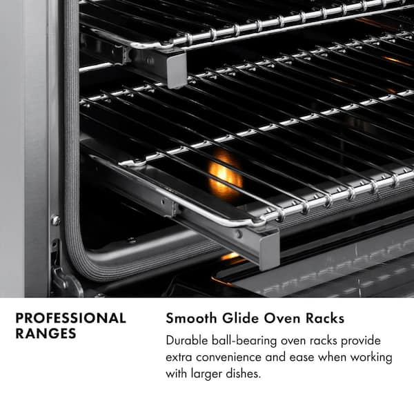 ZLINE Kitchen and Bath Autograph Edition 36 in. 6 Burner Dual Fuel