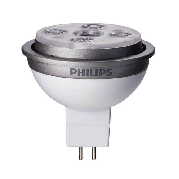 Philips 35W Equivalent Cool White (4000K) MR16 Dimmable LED Wide Flood Light Bulb (10-Pack)