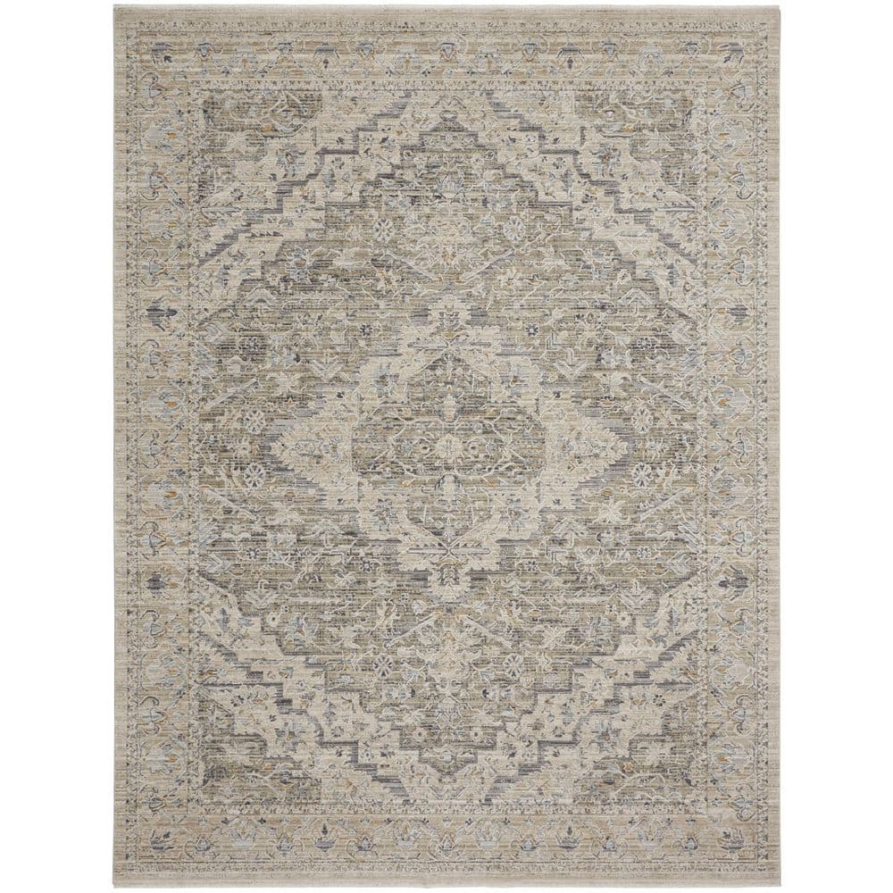 Jenifer Oriental Brown/Beige/Ivory Area Rug Mistana Rug Size: Rectangle 9' x 12