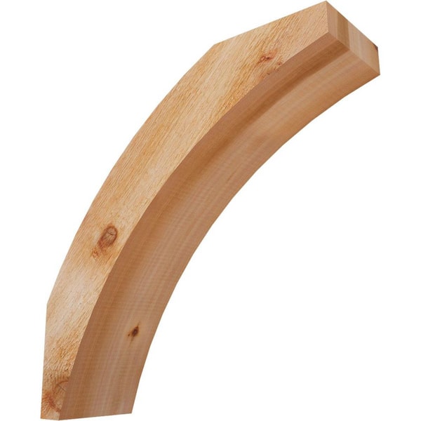 6"W x 20"D x 20"H Thorton Rough Sawn Knee Brace, Western Red Cedar