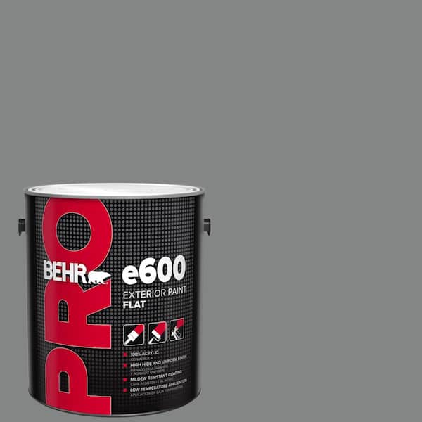 BEHR PRO 1 gal. #PFC-63 Slate Gray Flat Exterior Paint