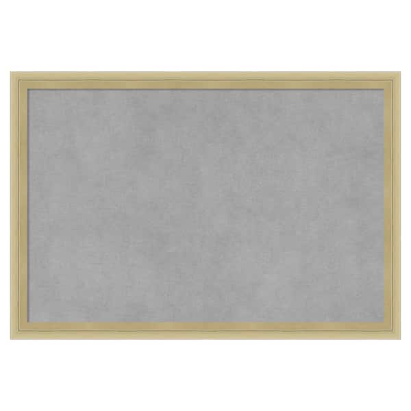 Amanti Art Lucie Champagne 19 in. x 13 in Framed Magnetic Board