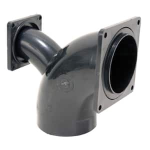 Flanged Valve Fitting - 2-Way Ell, 3 in. Spigot x 3 in. Rotating Flange