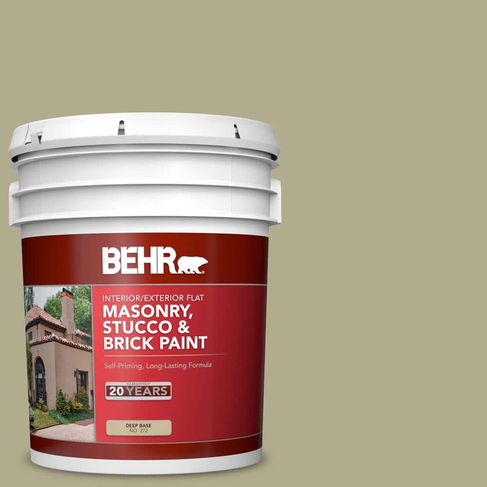 5 gal. #PPU9-21 Sanctuary Flat Interior/Exterior Masonry, Stucco and Brick 