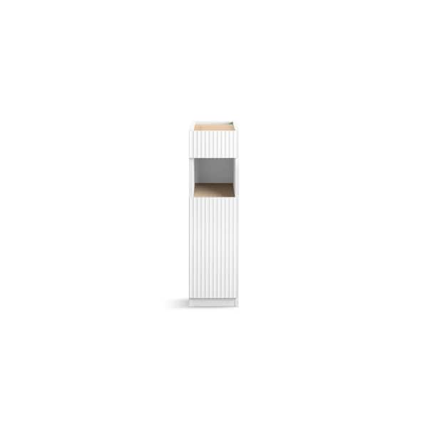 Spacity 10 in. W x 17.63 in. D x 35.23 in. H Bath Vanity Cabinet without Top in White