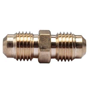 1/4 in. OD Flare Brass Coupling Fitting (5-Pack)