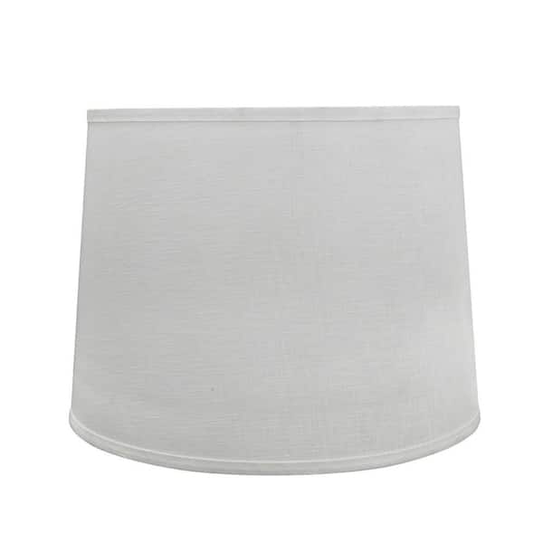 16 in. x 12 in. Off White Hardback Empire Lamp Shade