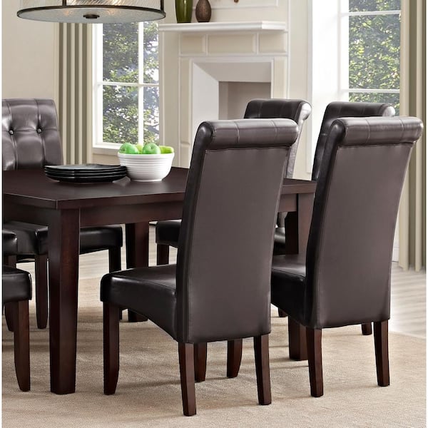 Upholstered Dining Chair, 54 Inch Square Dining Table With 8 Chairs