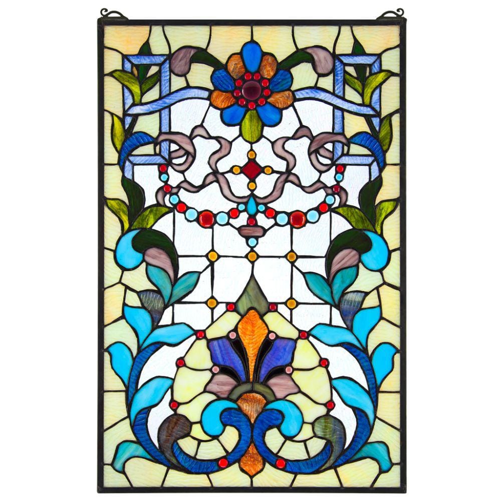 Tiffany's Aquarium in Stained Glass, 20th Century Design