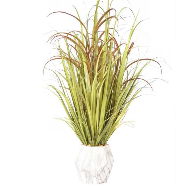 VINTAGE HOME Artificial Faux Plastic 36 in. Tall Plastic Grass and
