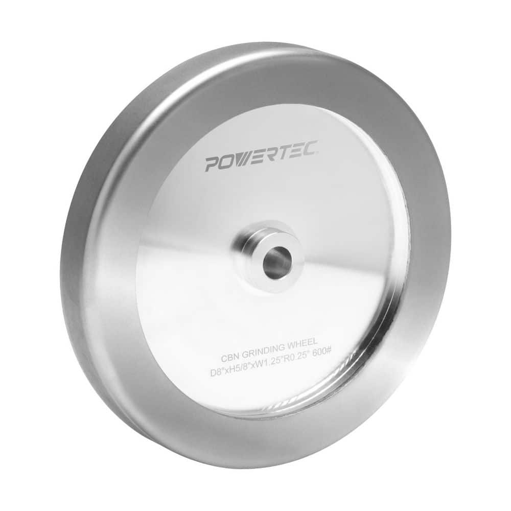 8 in. x 1-1/4 in. W, 5/8 in. Arbor, 4-in-1 CBN Sharpening Wheel, 600 Grit w. Radius Edge and Side Face for Bench Grinder price history on PriceWatchPro