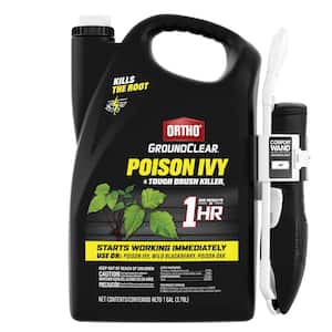 GroundClear 1 Gal. Poison Ivy and Tough Brush Ready-To-Use Weed Killer Spray with Comfort Wand