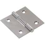 2 in. Zinc Plated General Purpose Broad Hinge with Removable Pin (5-Pack)