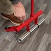 ROBERTS 100 lb. Vinyl and Linoleum Floor Roller with Transport Wheels  10-952 - The Home Depot