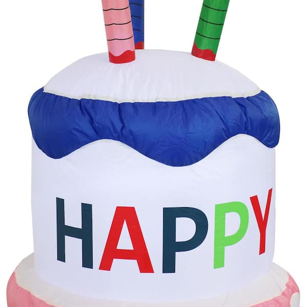6 Feet Birthday Inflatable Happy Inflatable Cake with Candle Blow up  Outdoor Yard Lawn Decoration Indoor - China Birthday Cake Inflatable and Inflatable  Birthday Cake price | Made-in-China.com