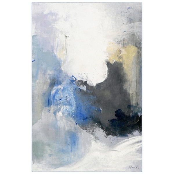 Empire Art Direct Multi-Colored 5 ft. x 8 ft. A New Dawn Washable Abstract Art Area Rug