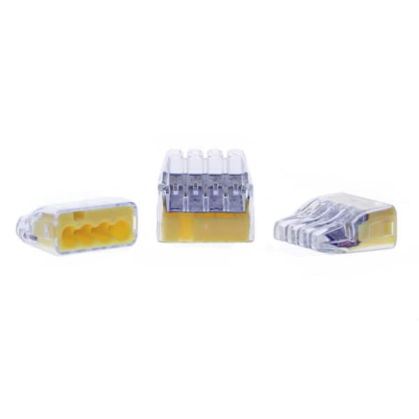 IDEAL In-Sure 4-Port Yellow Wire Connectors (200-Jar)