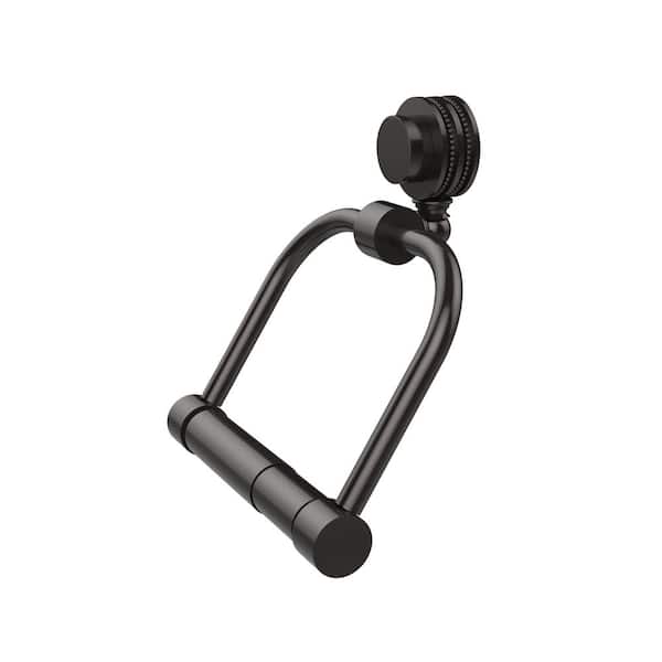 Allied Brass Venus Collection Single Post Toilet Paper Holder with Dotted Accents in Oil Rubbed Bronze