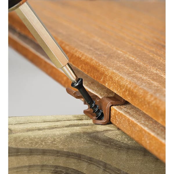 TimberTech CONCEALoc Hidden Fastener 100 sq. ft. (175 CONCEALoc Fasteners, 184 Screws and Drive Bit)
