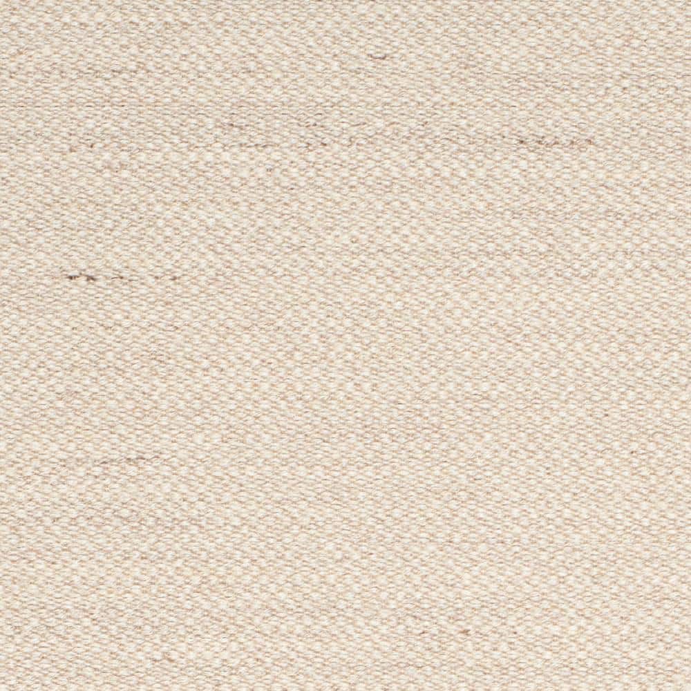 Coastal Charm Hand-Knotted Marble & Linen 59" Area Rug