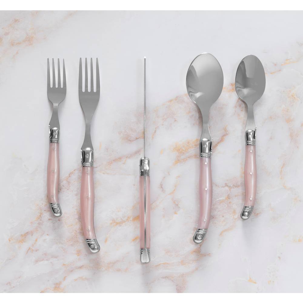 French Home Laguiole 20 Piece Stainless Steel Flatware Set, Service for 4 (Set of 20)