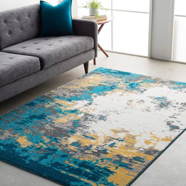 Artnice Kitchen Mats 2 Piece, Modern Abstract Design Kitchen Rugs