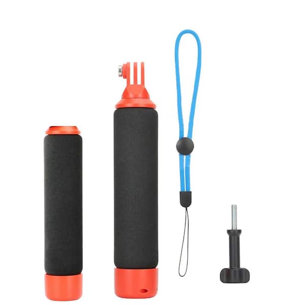 OBJLGEV Orange Floating Handle Grip for Sports Cams
