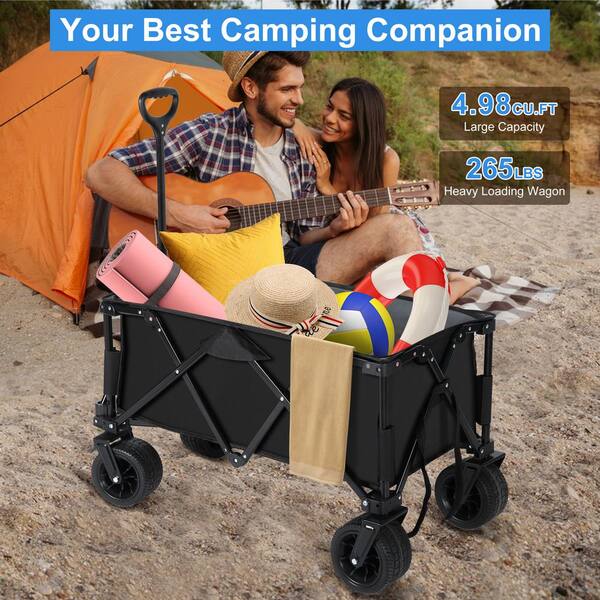 Outdoor Multipurpose Folding Cart Large-Capacity Camping Wagon