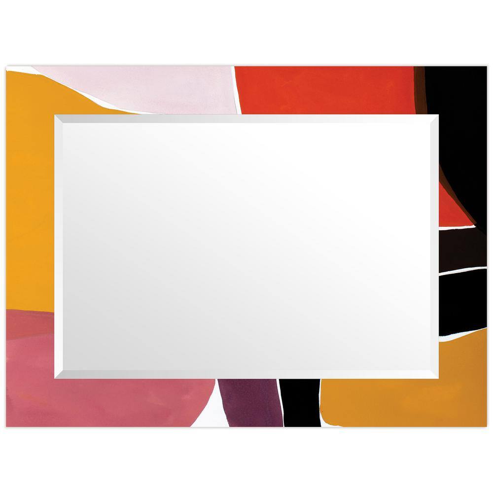 SoHo Gallery Inspired 30x40 Abstract Frameless Wall Mirror