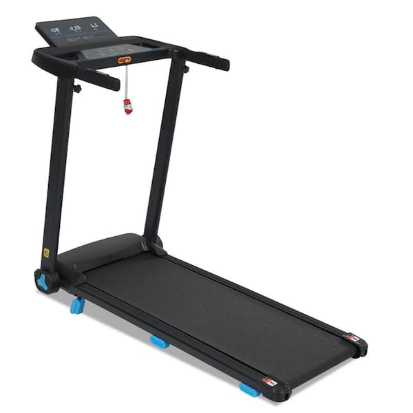 3 HP 10 MPH Incline Quiet Foldable Treadmill with Heart Rate Sensors, Type C and USB Charge Station and Bluetooth