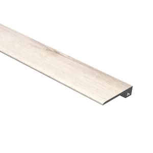Vinyl Pro with Mute Step White Aspen 5/16 in. T x 1-3/8 in. W x 72-13/16 in. L Threshold Molding