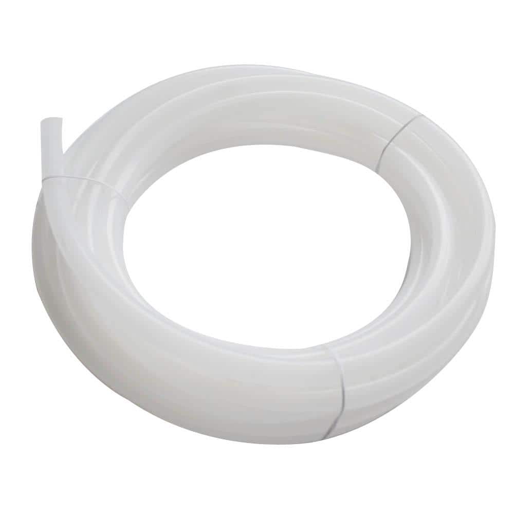 Everbilt 1/2 in. O.D. x 3/8 in. I.D. x 25 ft. Polyethylene Tube, Clear -  HKP003-PE001