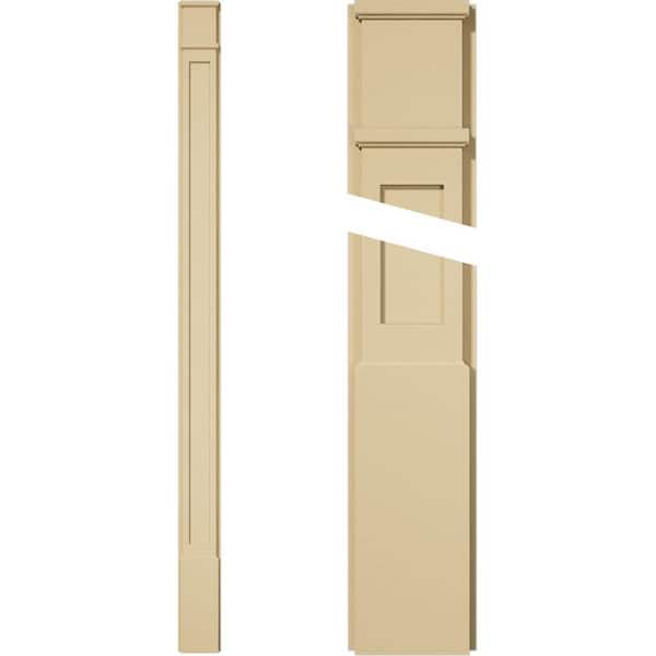 Ekena Millwork 2 in. D x 7 in. W x 108 in. L Primed Polyurethane Pilaster 1- Pack