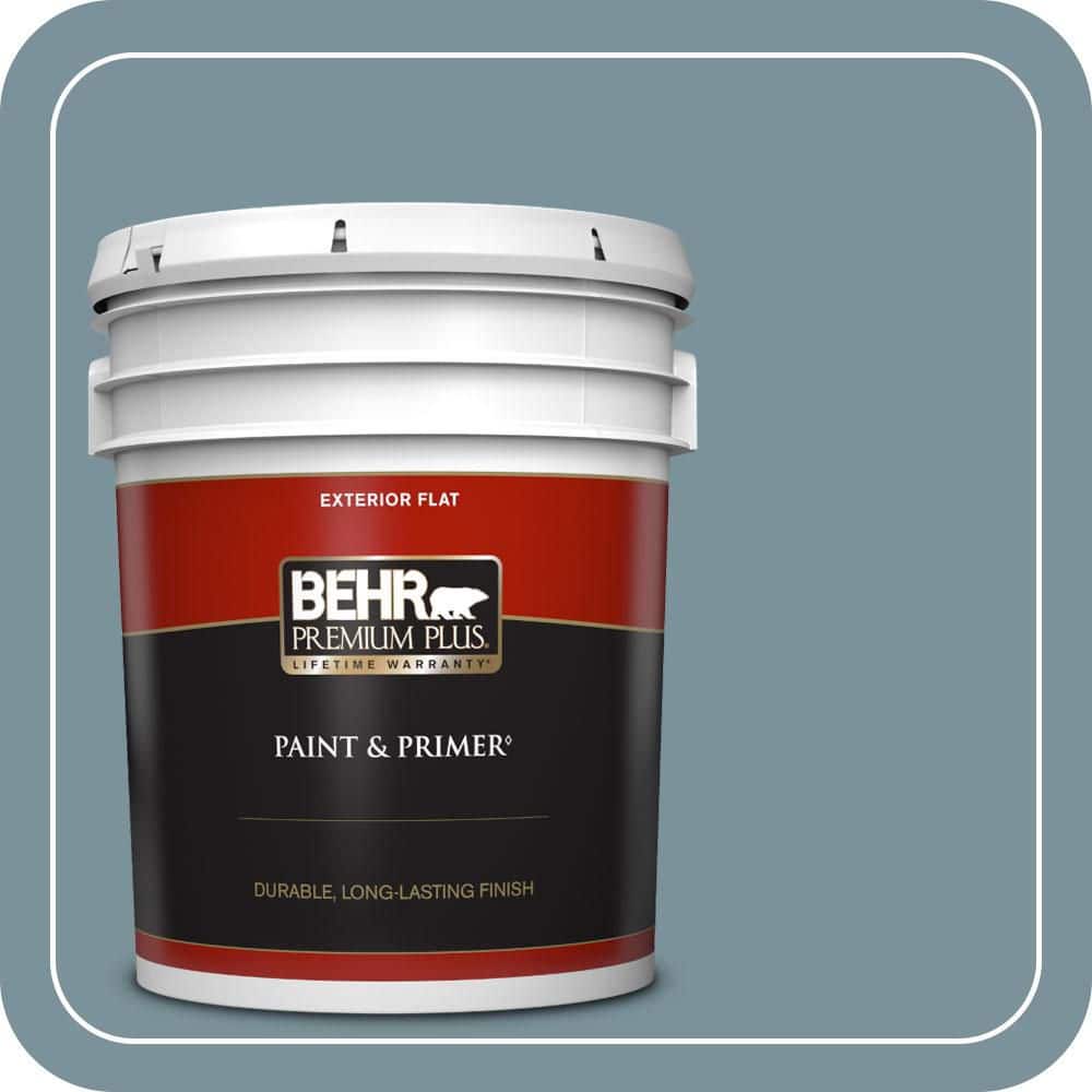 5 gal. #PMD-55 Silent Tide Flat Exterior Paint & Primer price history on PriceWatchPro