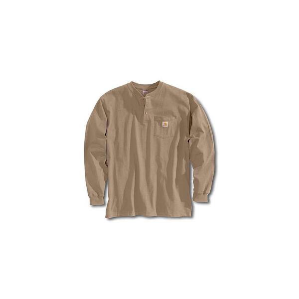 Carhartt Men's Regular Small Desert Cotton Long-Sleeve T-Shirt