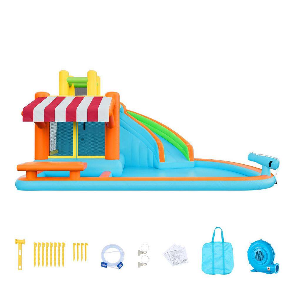 11.3 x 12.3 x 7.0 ft. Inflatable Bounce House, Bouncer Castle with Water Ring Toss, Castle Bounces, for 3 to 4 Kids price history on PriceWatchPro