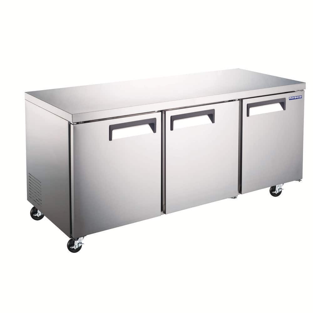 E-Series 70 in. 19 cu. ft. 3 Door Sandwich/Salad Prep Table Refrigerator in Stainless Steel price history on PriceWatchPro