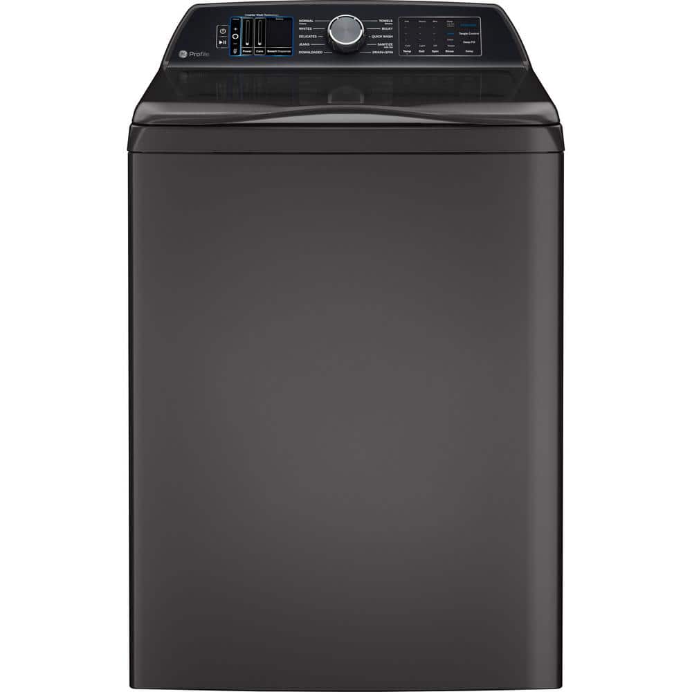 Profile 5.3 cu. ft. High-Efficiency Smart Top Load Washer in Diamond Gray with Built-in Alexa Voice Assistant