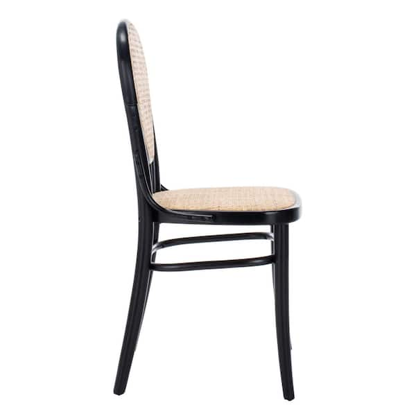 safavieh black cane chair