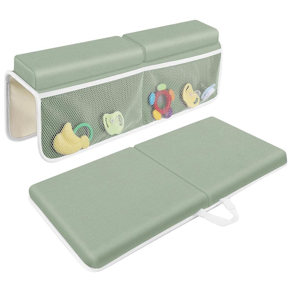 Bath Kneeler with Elbow Rest Pad Set, 22 in. L x 11 in. W x 1.5 in. H Rectangular Kneeling Pad Mat in Green price history on PriceWatchPro