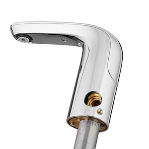 NextGen Selectronic AC Powered Single Hole Touchless Bathroom Faucet with SmartTherm Safety Shut-Off 0.5 GPM in Chrome