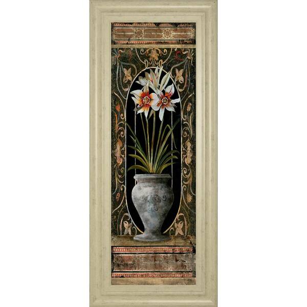 Classy Art "Blanco Botanical Il" By Douglas Framed Print Abstract Wall Art 42 in. x 18 in.