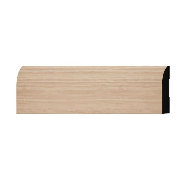 Ekena Millwork WM713 0.56 in. D x 3.25 in. W x 6 in. L Wood (Red Oak) Baseboard Moulding Sample